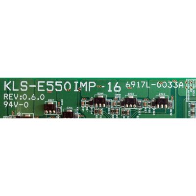 LED DRIVER / LG 6917L-0033A / KLS-E550IMP-16 / 033A / REV:0.6.0 / MODELOS 55LX6500-UB / 55LX6500-UB.AUSWLJR / 55LV530-UA.AUSWLHR / PANEL LC550EUC-SCA1 - Imagen 2